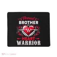 Proud Brother Heart Warrior Chd Awareness Congenital Defect Mousepad thumb 0