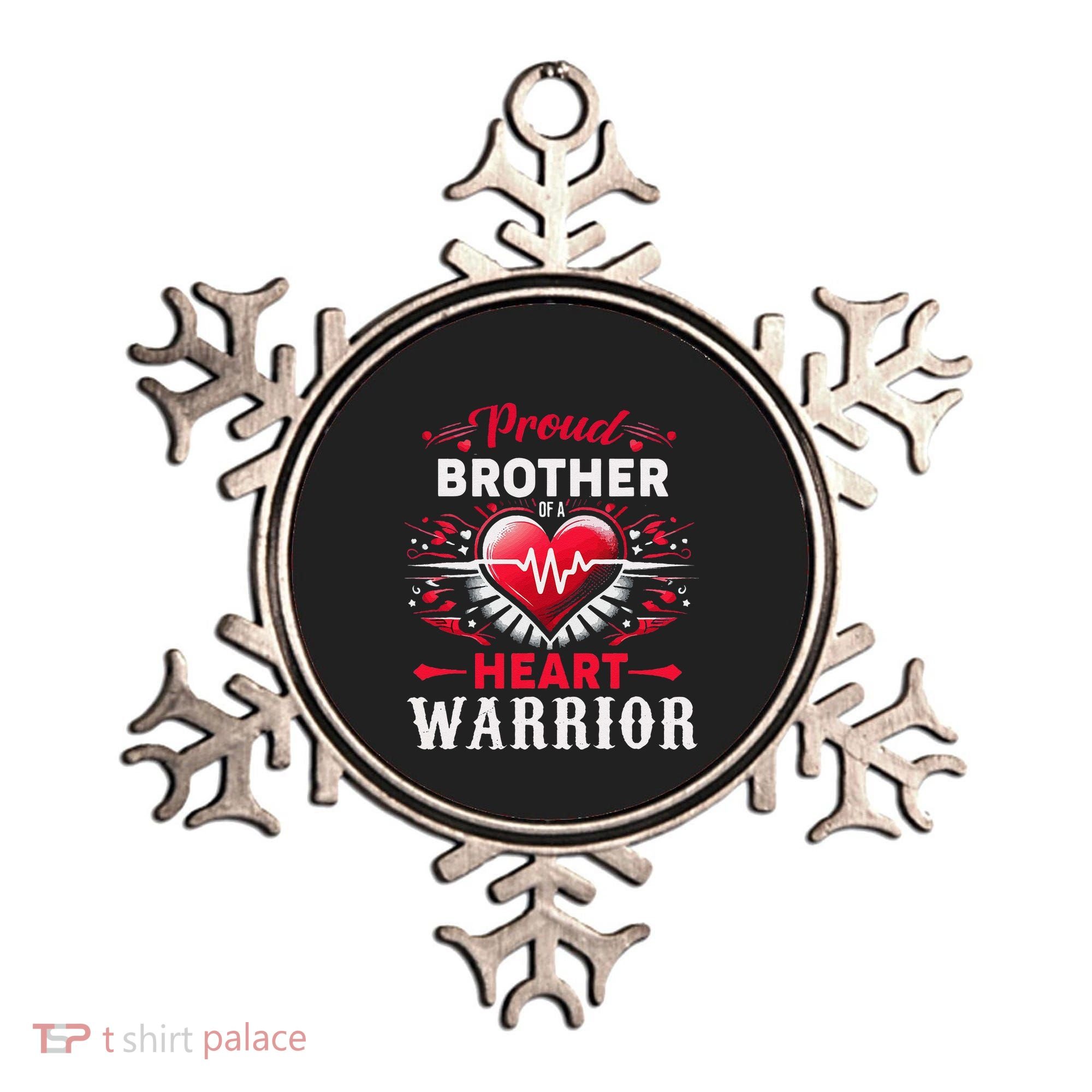 Proud Brother Heart Warrior Chd Awareness Congenital Defect Ornament