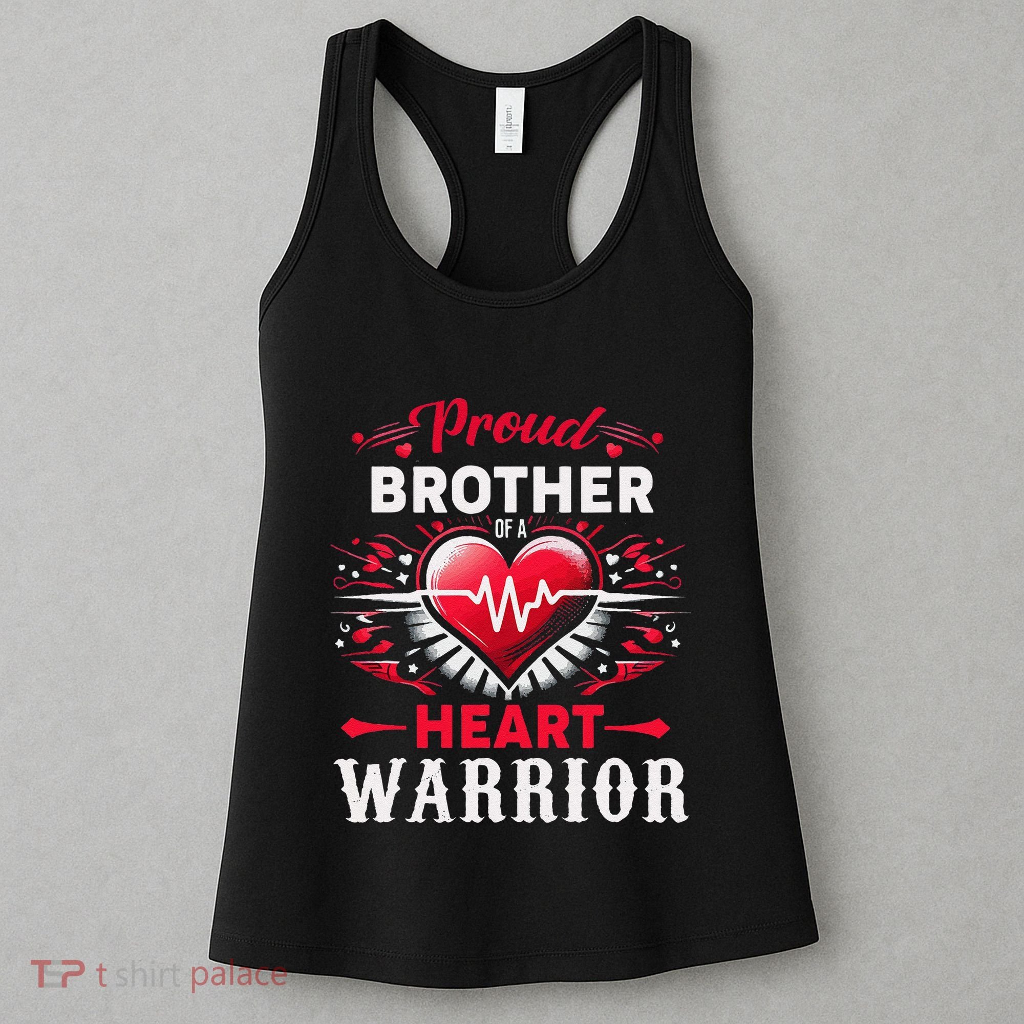 Proud Brother Heart Warrior Chd Awareness Congenital Defect Women's Tank Top