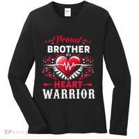 Proud Brother Heart Warrior Chd Awareness Congenital Defect Women's Long Sleeve Shirt thumb 0