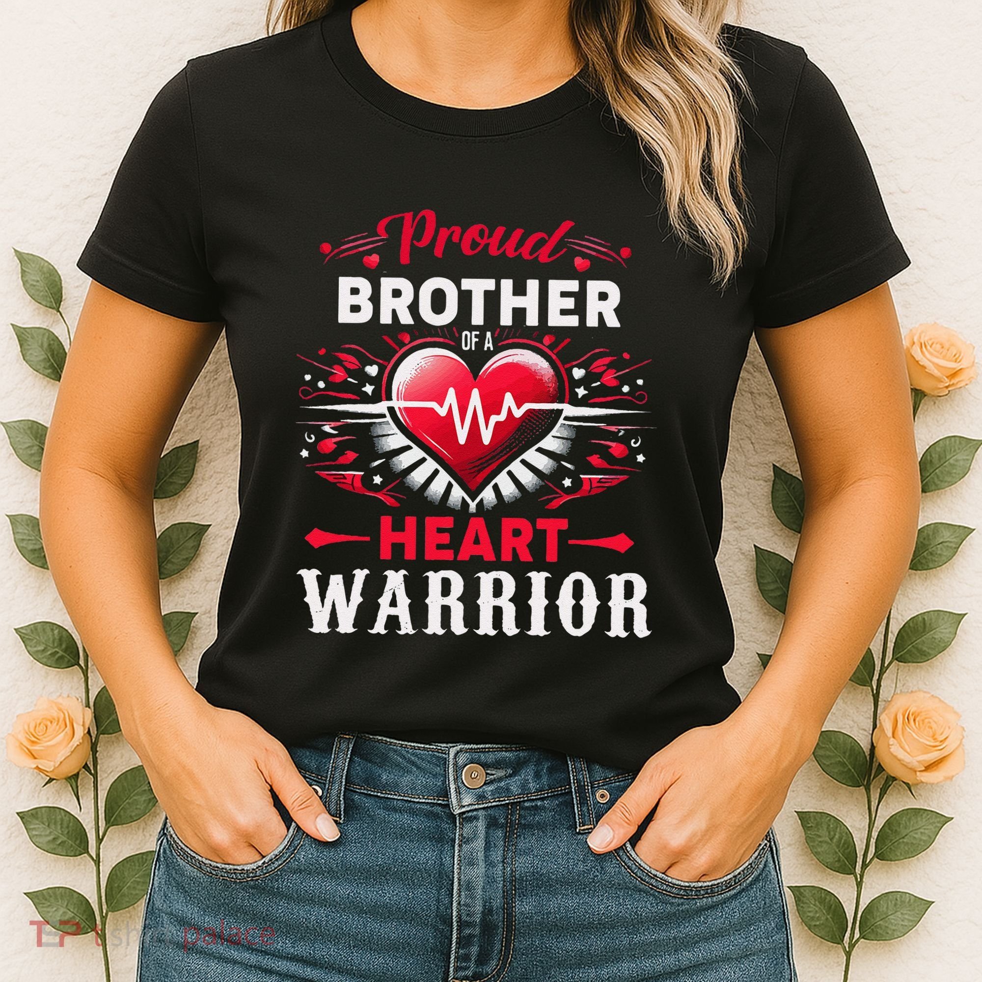 Proud Brother Heart Warrior Chd Awareness Congenital Defect Women's T-Shirt