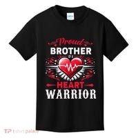 Proud Brother Heart Warrior Chd Awareness Congenital Defect Kids T-Shirt thumb 0