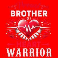 Proud Brother Heart Warrior Chd Awareness Congenital Defect Santa Hat thumb 1