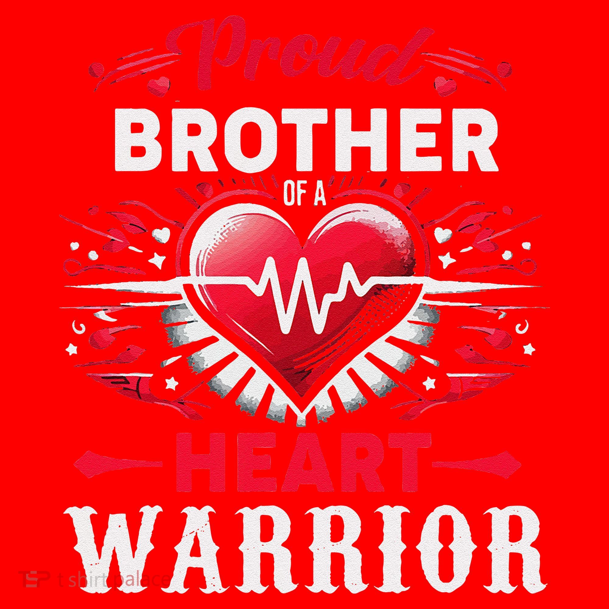 Proud Brother Heart Warrior Chd Awareness Congenital Defect Santa Hat