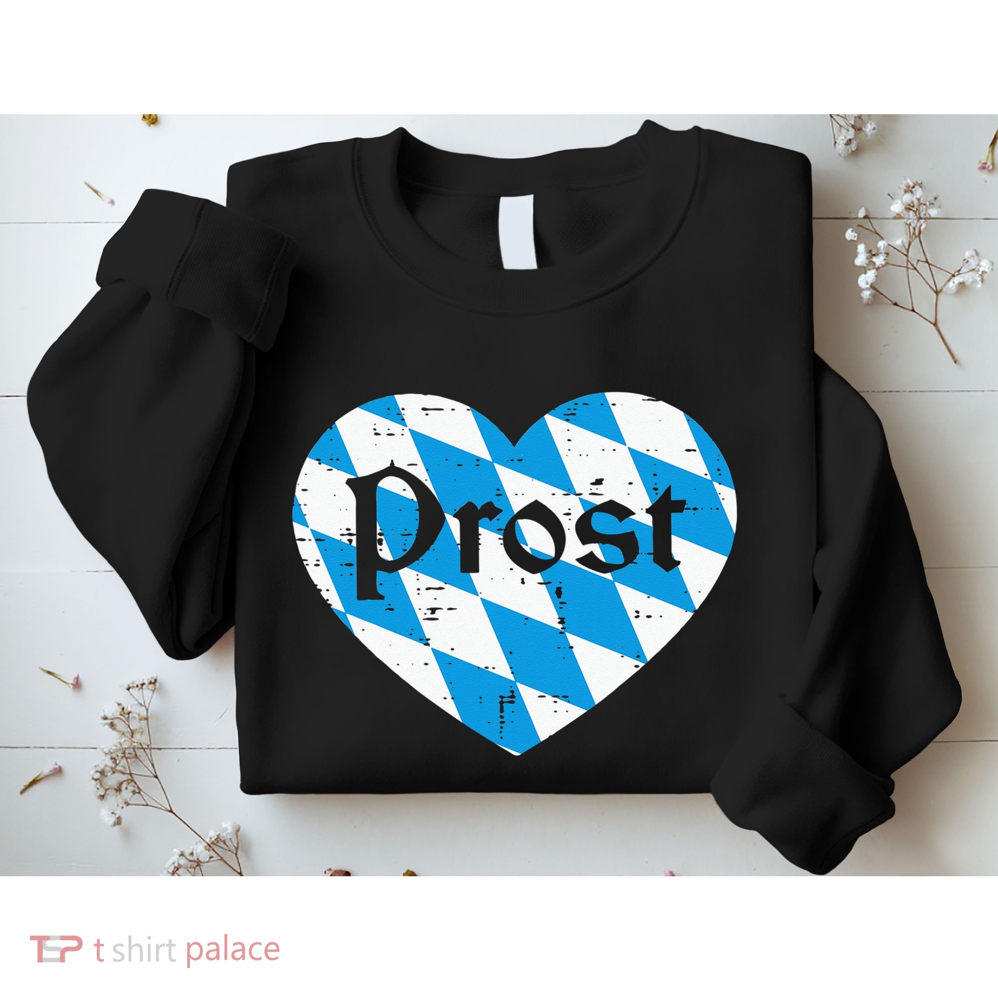 Prost Bavarian Heart Cute Oktoberfest Sweatshirt