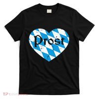 Prost Bavarian Heart Cute Oktoberfest T-Shirt thumb 0