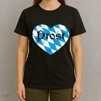 Prost Bavarian Heart Cute Oktoberfest T-Shirt thumb 4