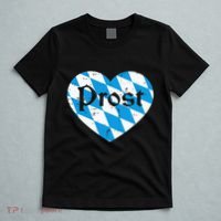 Prost Bavarian Heart Cute Oktoberfest T-Shirt thumb 5