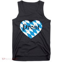 Prost Bavarian Heart Cute Oktoberfest Tank Top thumb 0