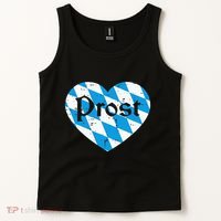 Prost Bavarian Heart Cute Oktoberfest Tank Top thumb 2