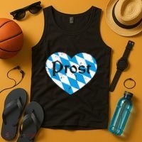 Prost Bavarian Heart Cute Oktoberfest Tank Top thumb 4