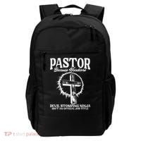 Pastor Because Hardcore Devil Stomping Ninja IsnT An Offici Backpack thumb 0