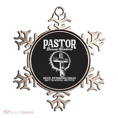 Pastor Because Hardcore Devil Stomping Ninja IsnT An Offici Ornament
