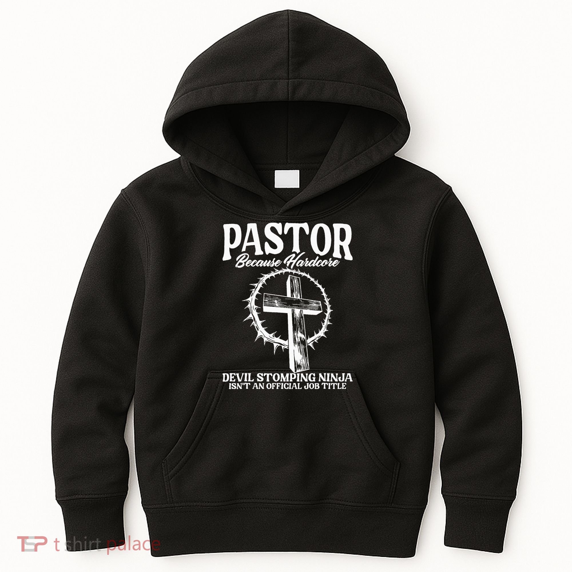 Pastor Because Hardcore Devil Stomping Ninja IsnT An Offici Kids Hoodie