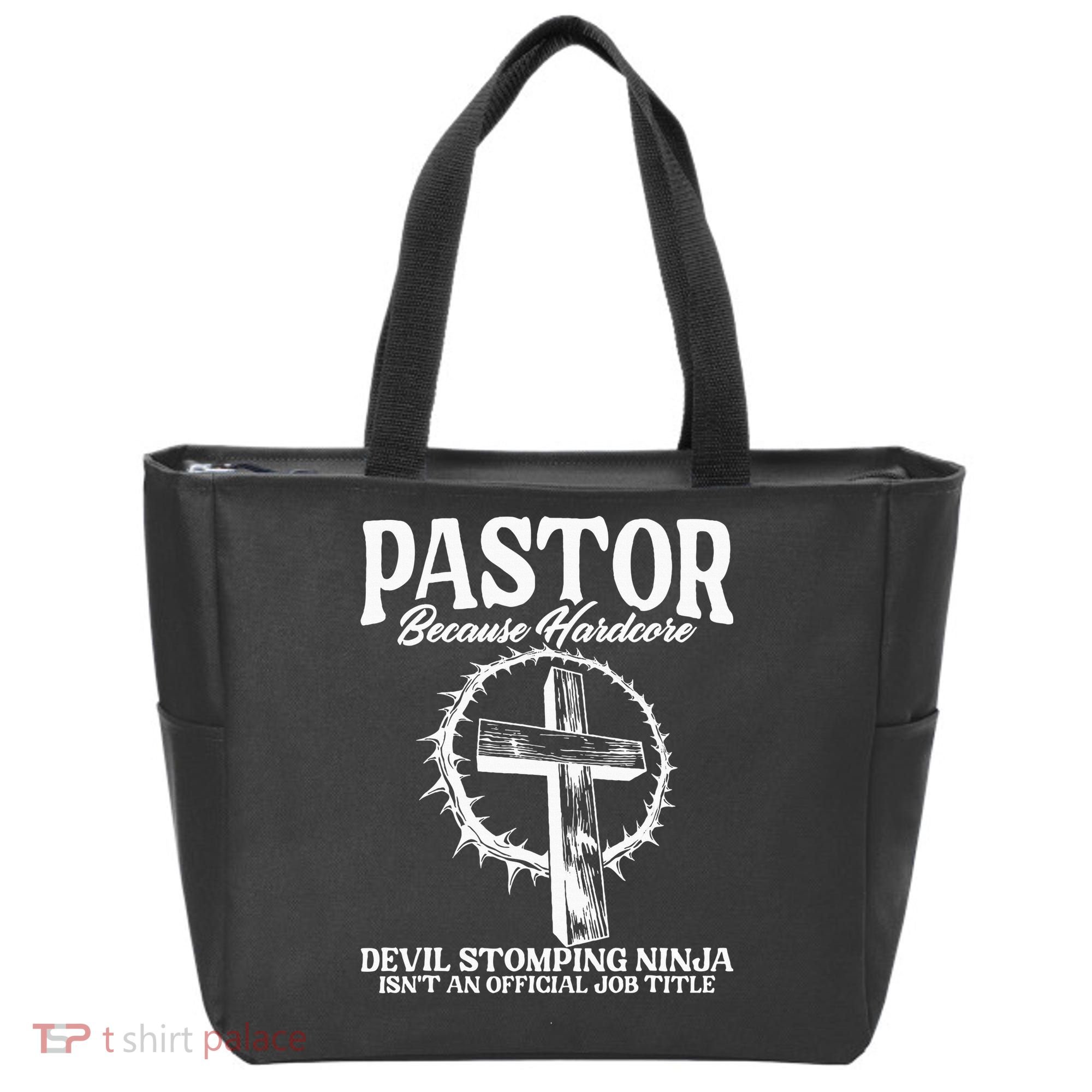 Pastor Because Hardcore Devil Stomping Ninja IsnT An Offici Tote Bag