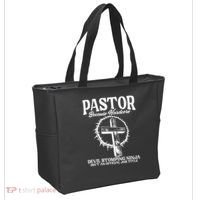 Pastor Because Hardcore Devil Stomping Ninja IsnT An Offici Tote Bag thumb 2
