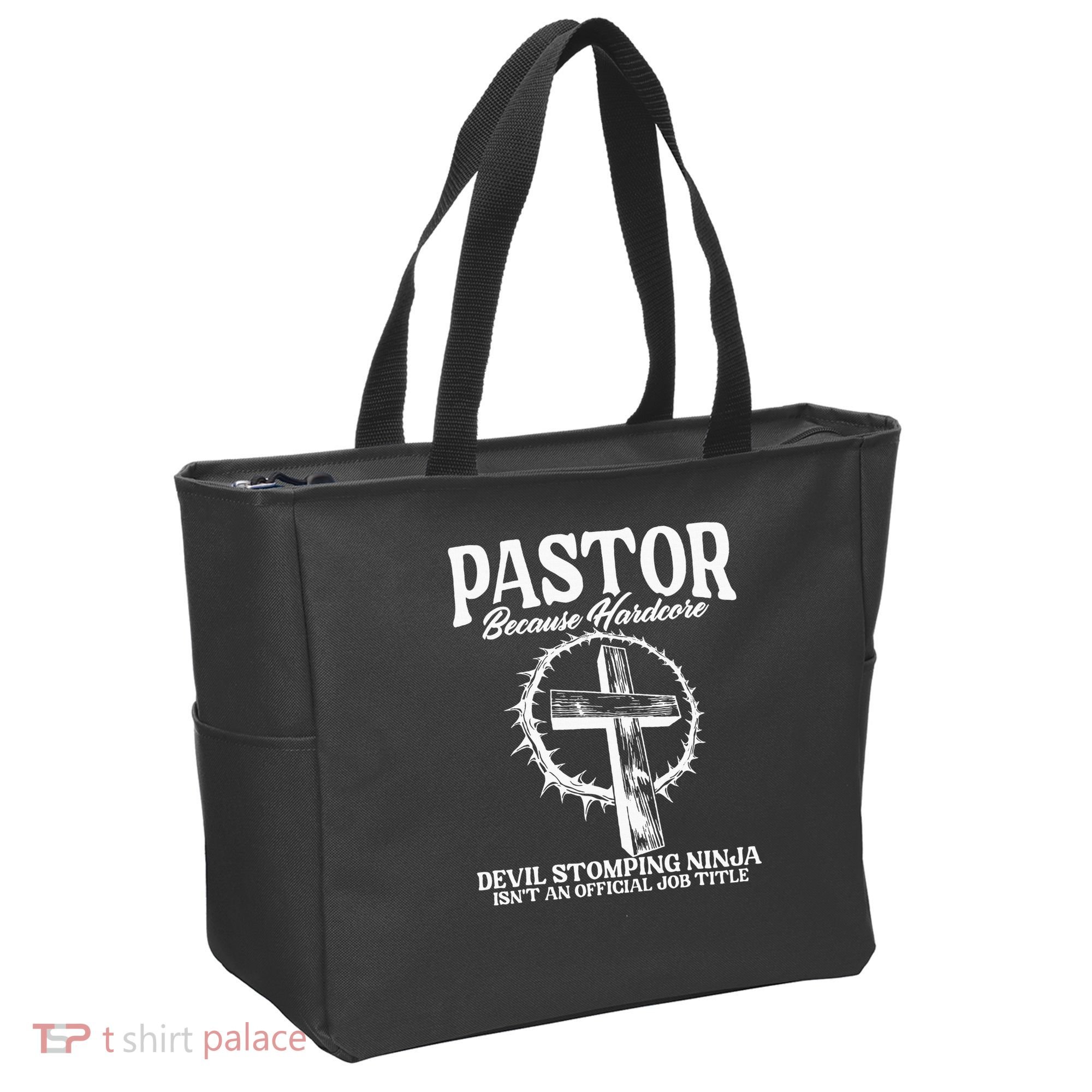 Pastor Because Hardcore Devil Stomping Ninja IsnT An Offici Tote Bag