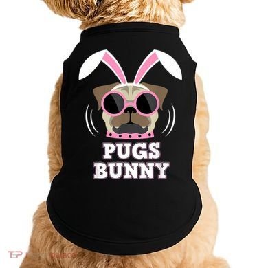 Pugs Bunny Happy Easter Puggy Pug Lover Easter Bunny Dog Doggie Tank
