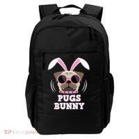 Pugs Bunny Happy Easter Puggy Pug Lover Easter Bunny Dog Backpack thumb 0