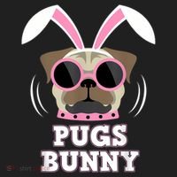 Pugs Bunny Happy Easter Puggy Pug Lover Easter Bunny Dog 40oz Vacuum Insulated Stainless Steel Travel Tumbler thumb 4