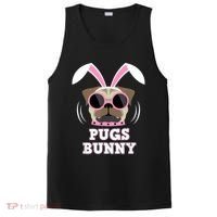 Pugs Bunny Happy Easter Puggy Pug Lover Easter Bunny Dog PosiCharge Competitor Tank thumb 0