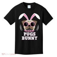 Pugs Bunny Happy Easter Puggy Pug Lover Easter Bunny Dog Kids T-Shirt thumb 0