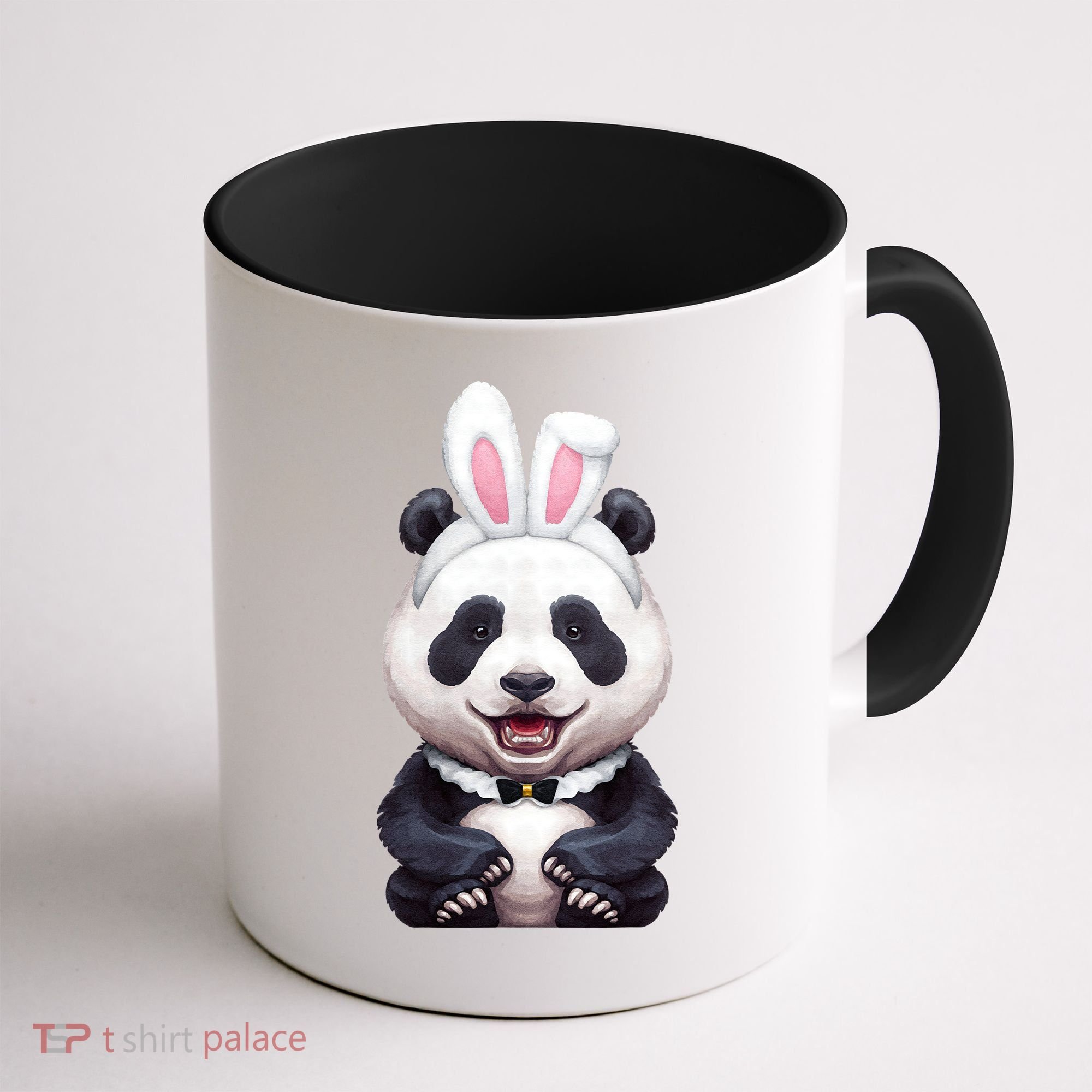 Panda Bear In The Easter Bunny Costume Coffee Mug