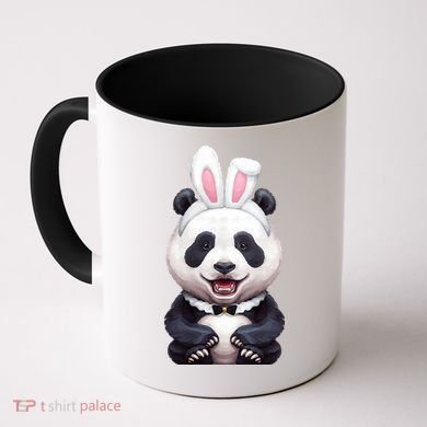 Panda Bear In The Easter Bunny Costume Coffee Mug