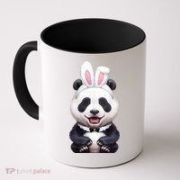 Panda Bear In The Easter Bunny Costume Coffee Mug thumb 0