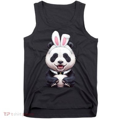 Panda Bear In The Easter Bunny Costume Tank Top