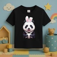 Panda Bear In The Easter Bunny Costume Toddler T-Shirt thumb 3