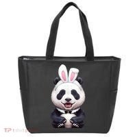 Panda Bear In The Easter Bunny Costume Tote Bag thumb 0