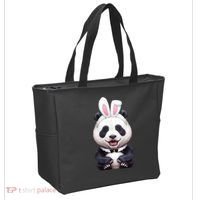 Panda Bear In The Easter Bunny Costume Tote Bag thumb 2