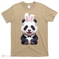 Panda Bear In The Easter Bunny Costume T-Shirt thumb 0