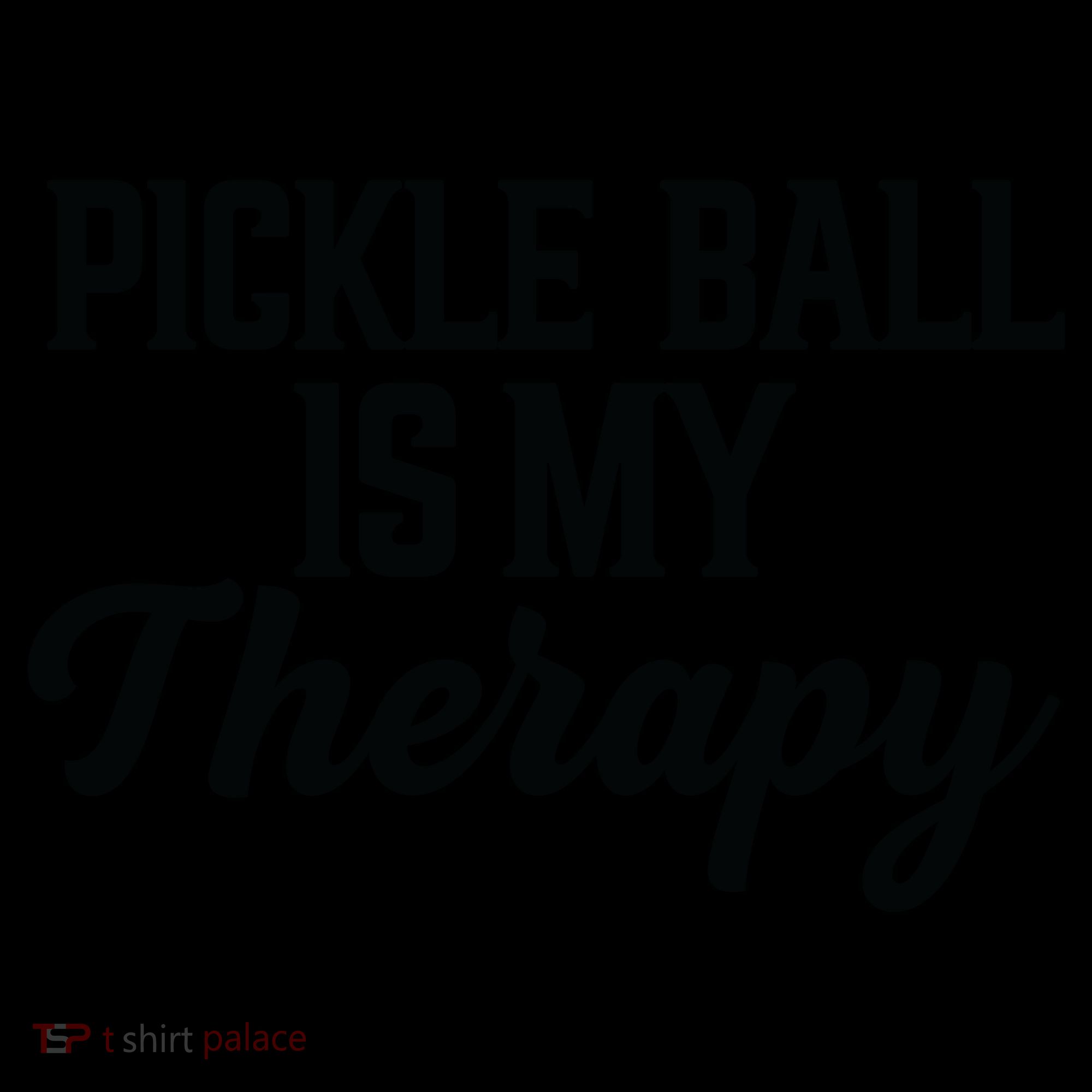 Pickle Ball Is My Therapy Gift For Pickleball Player Team Sport Coffee Mug