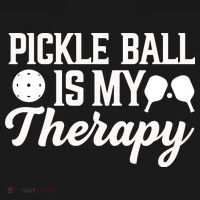 Pickle Ball Is My Therapy Gift For Pickleball Player Team Sport Women's Hoodie thumb 2