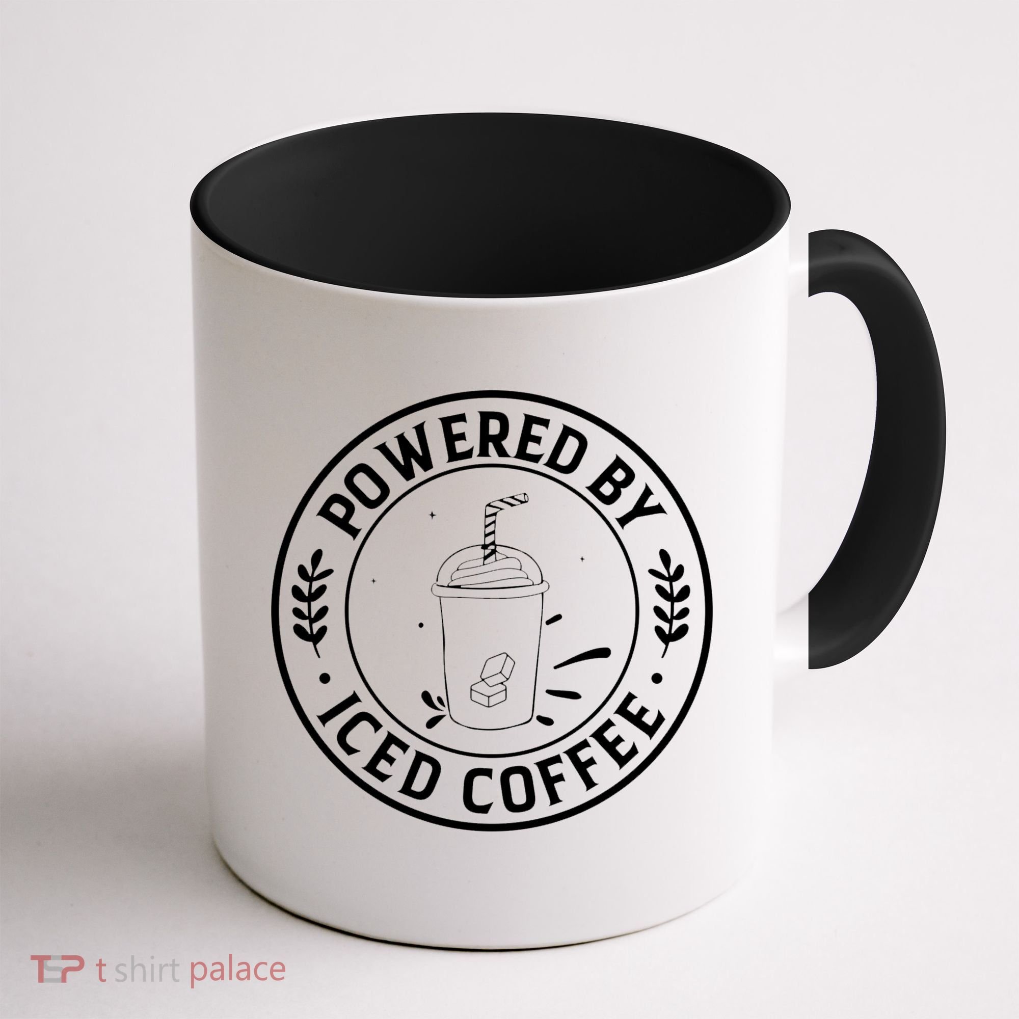 Powered By Iced Coffee Coffee Mug