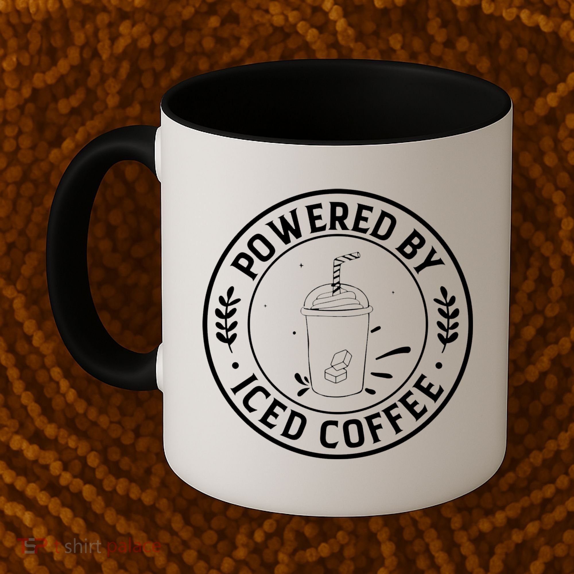 Powered By Iced Coffee Coffee Mug