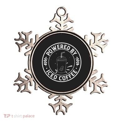Powered By Iced Coffee Ornament