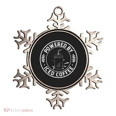 Powered By Iced Coffee Ornament