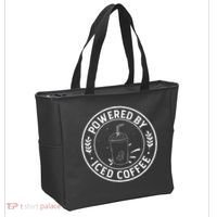 Powered By Iced Coffee Tote Bag thumb 2