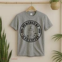 Powered By Iced Coffee T-Shirt thumb 2
