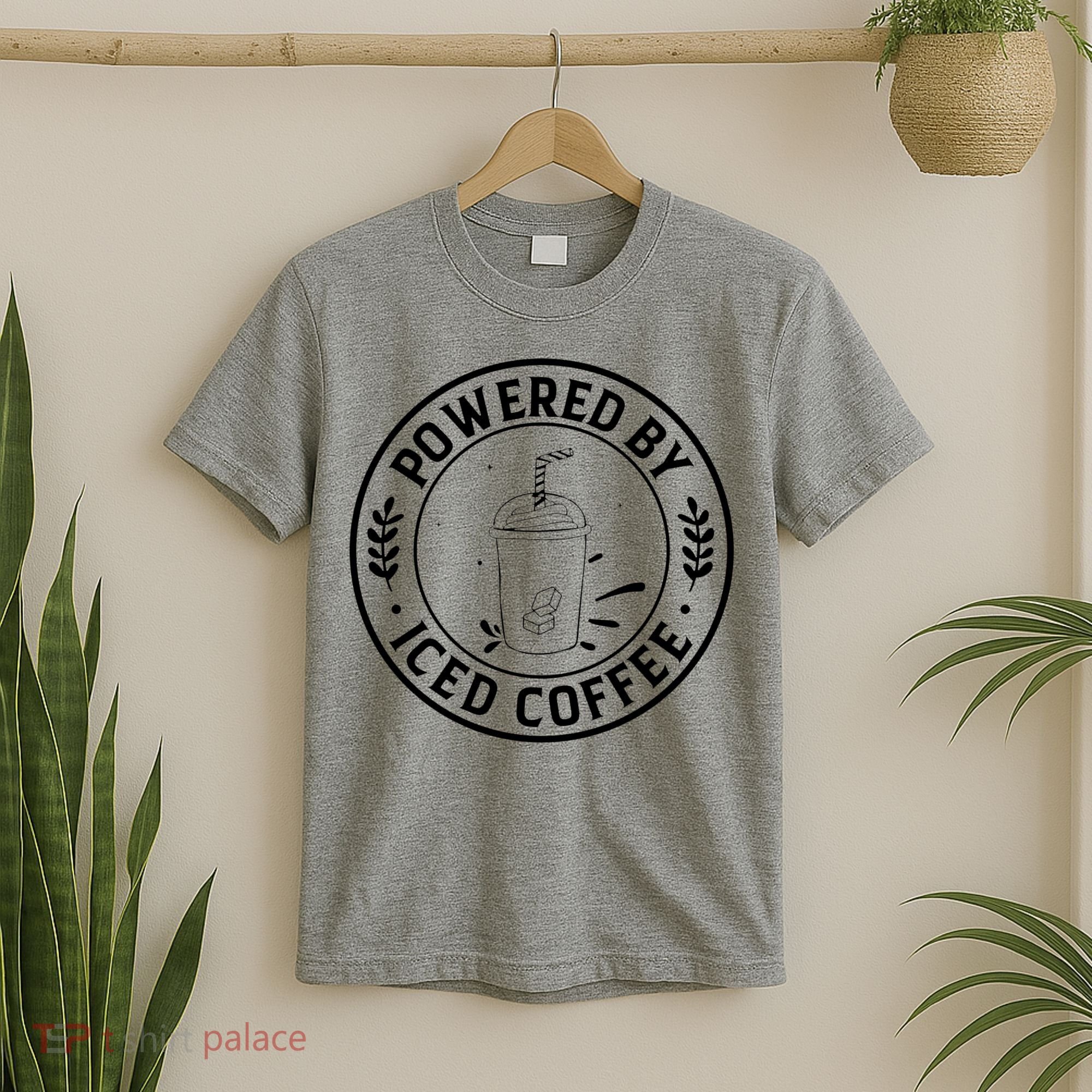 Powered By Iced Coffee T-Shirt