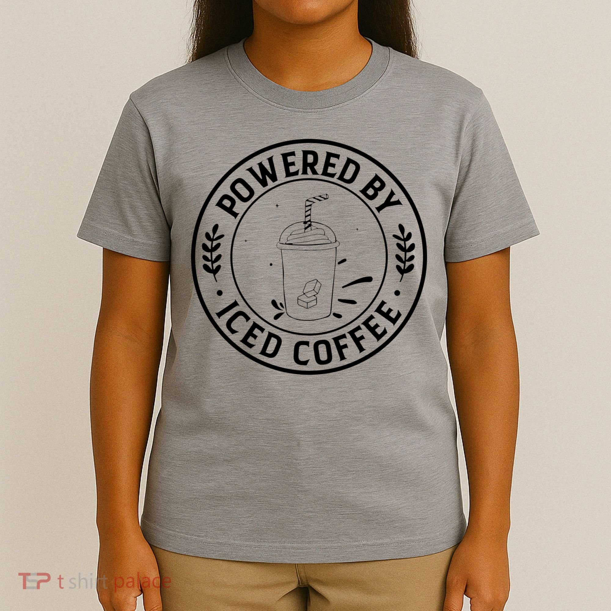 Powered By Iced Coffee T-Shirt