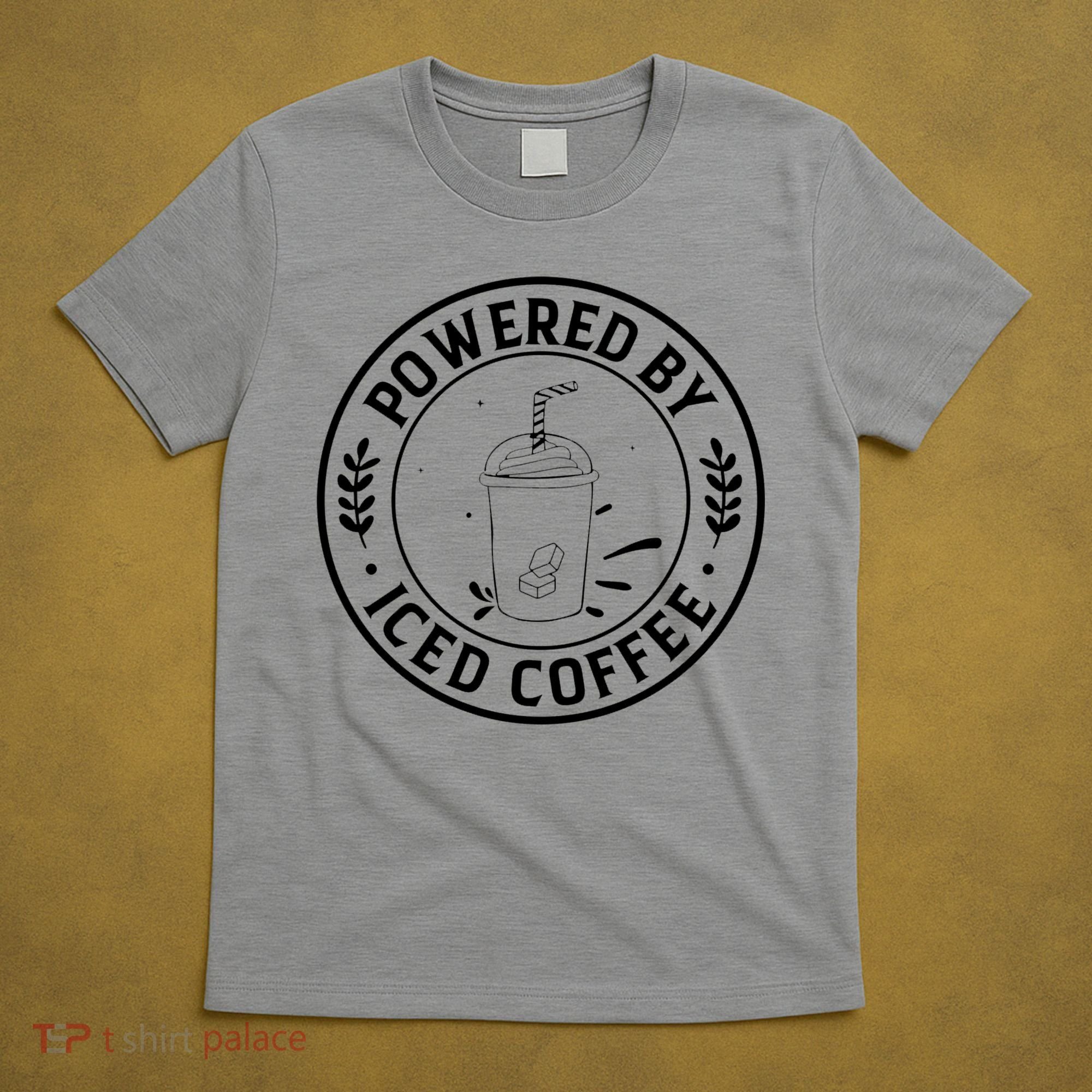 Powered By Iced Coffee T-Shirt