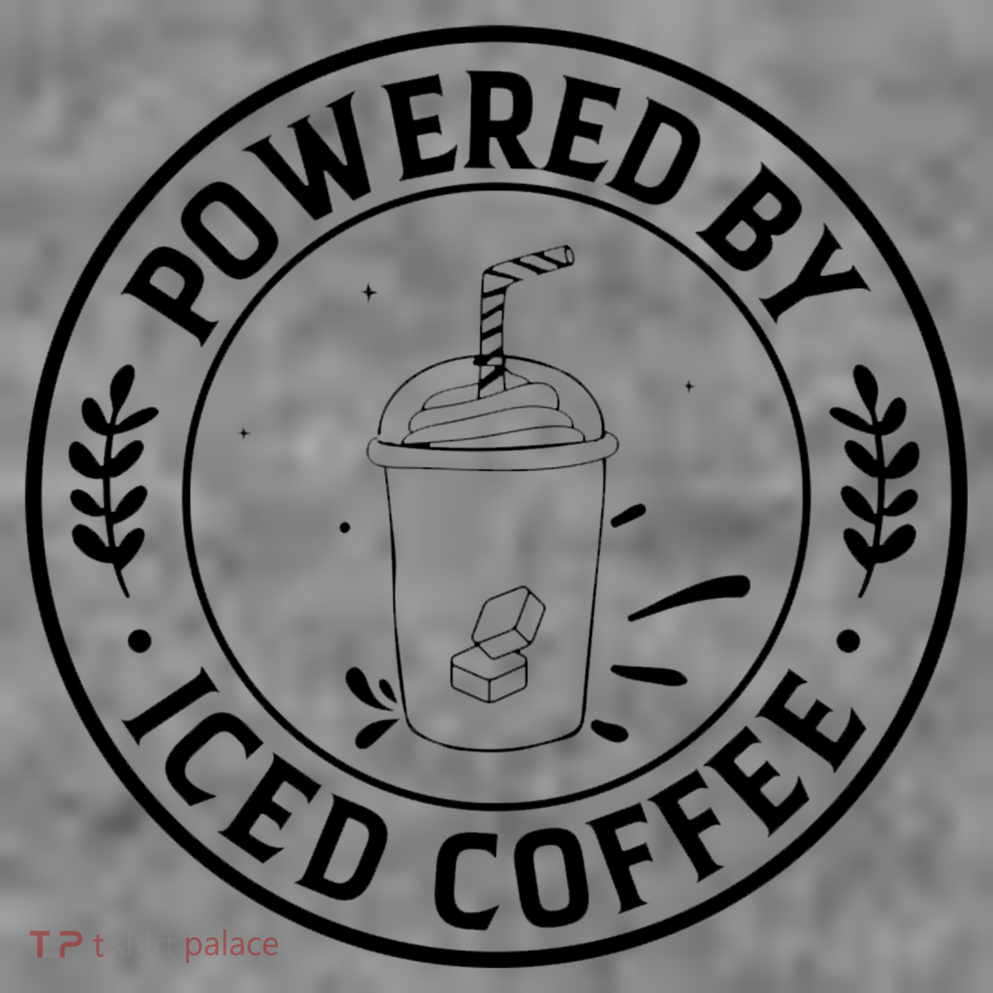 Powered By Iced Coffee T-Shirt