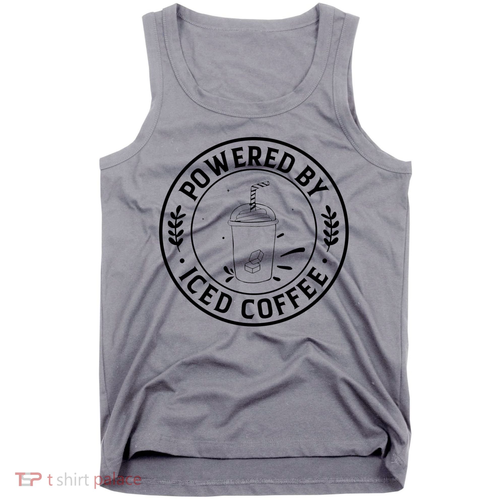 Powered By Iced Coffee Tank Top