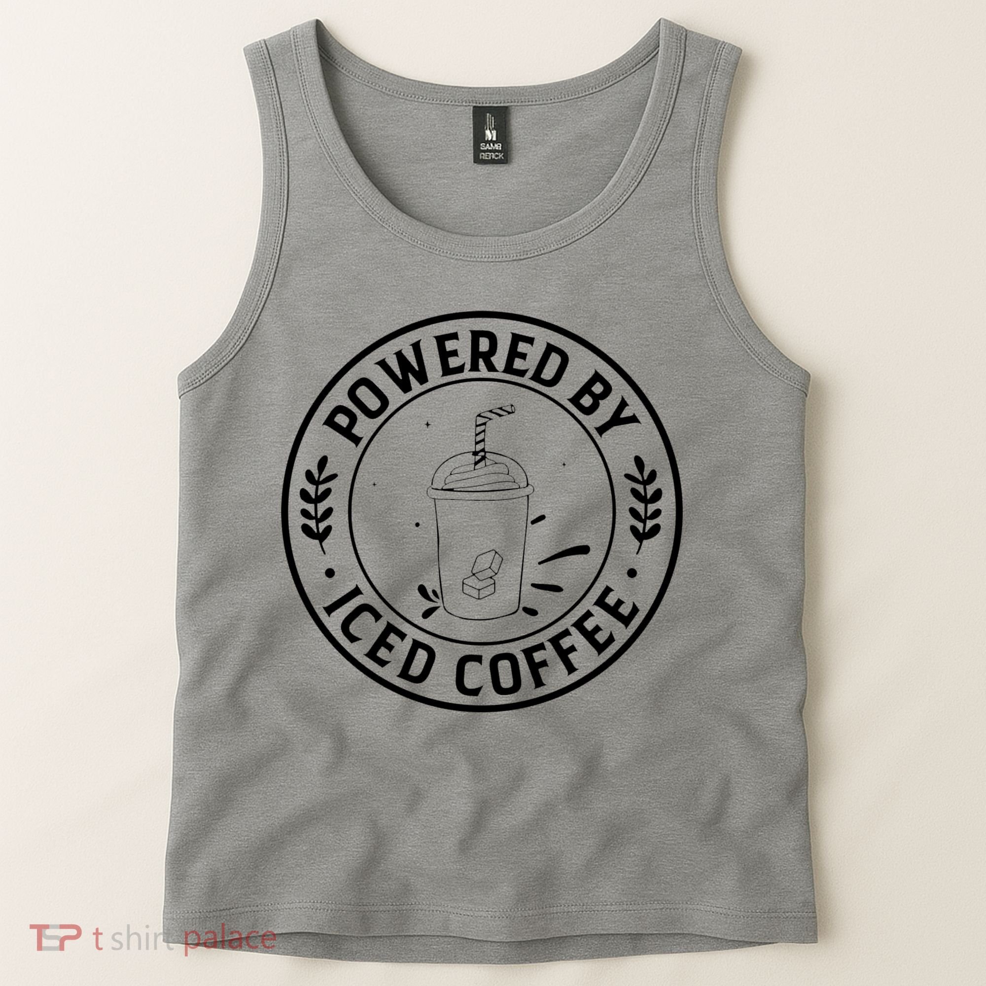 Powered By Iced Coffee Tank Top