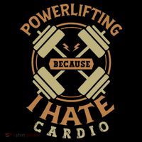 Powerlifting Because I Hate Cardio For A Gym Weightlifting Women's Hoodie thumb 2