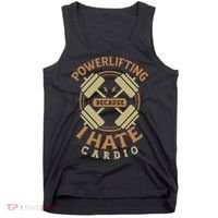 Powerlifting Because I Hate Cardio For A Gym Weightlifting Tank Top thumb 0